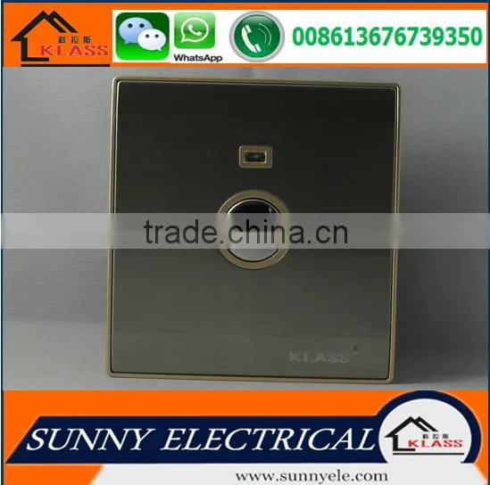 KB5 Modern British Standard Type Electric Wall Stainless Steel Switched and Socket With CE Certification photo-4