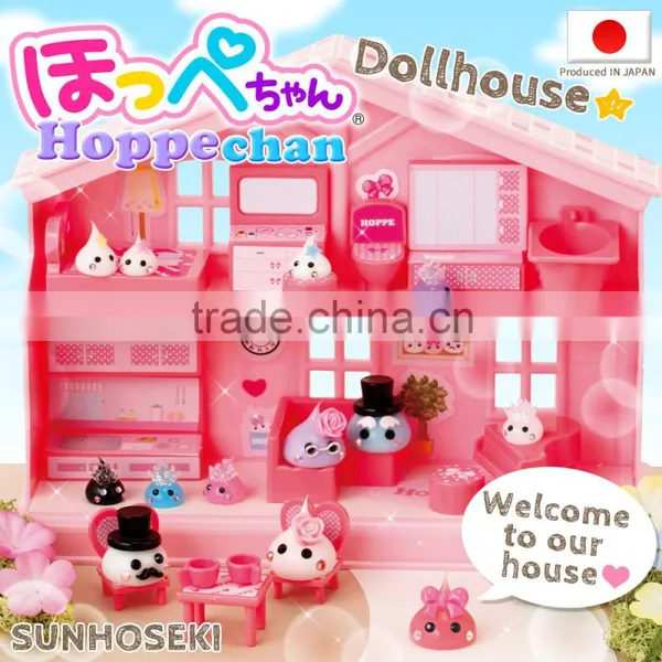 Colorful and Original Japanese Miniatures Hoppe-chan Toy House Sets for Doll Play , Various Color Also Available