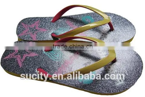 Digital Printing Lady Flip Fl0p Comfortable Slipper Cheap Wholesale Sandal photo-2