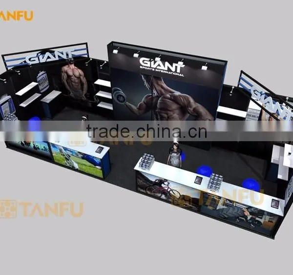 Tanfu 3mx9m Trade Fair Stand With Display Shelves photo-2