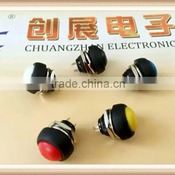 Chzjcz/Red Light Illuminated 2 Position ON-OFF SPST Round Boat Rocker Switch photo-2