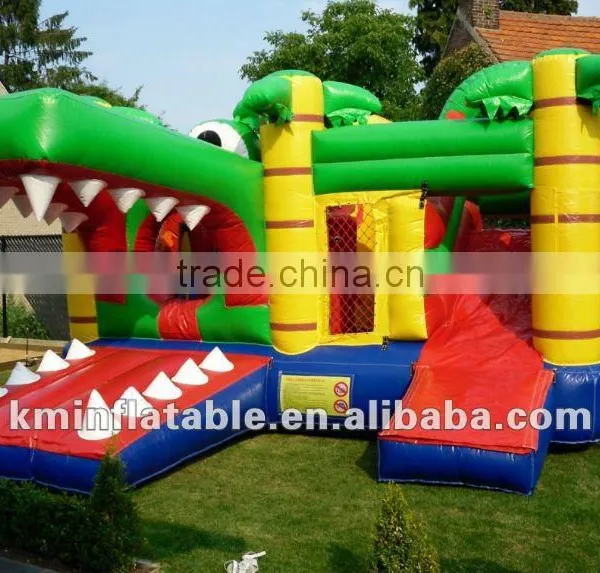 Crocodile Inflatable Bouncer Slide