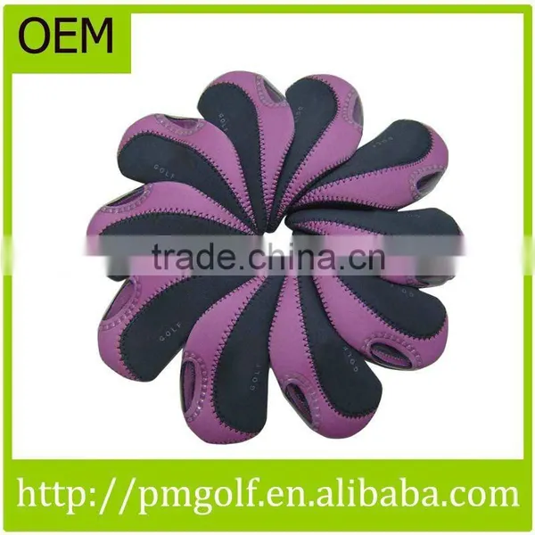 Custom Made Neoprene Golf Iron Covers