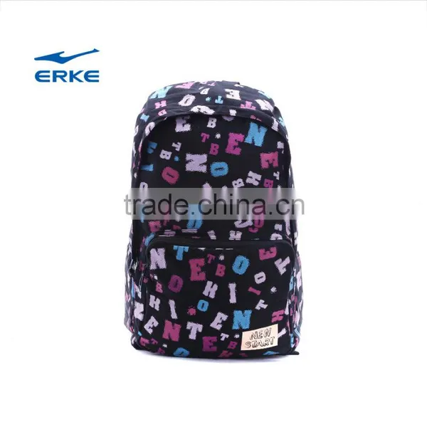ERKE Wholesale Large Capacity Laptop Sports Backpack Teenagers Girls Cute School Backpack photo-5
