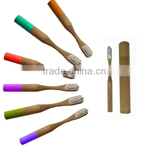 100% Biodegradable Wooden Adult and Kid Bamboo Toothbrush photo-6