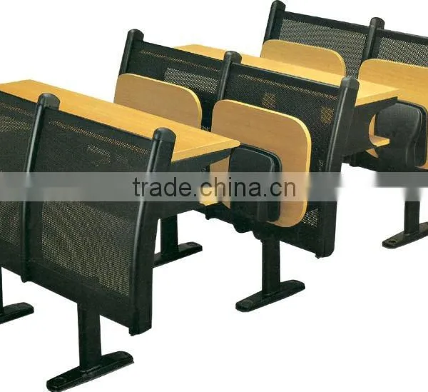 Tianzuo Steel Frame Wooden School Chair and Desk photo-2