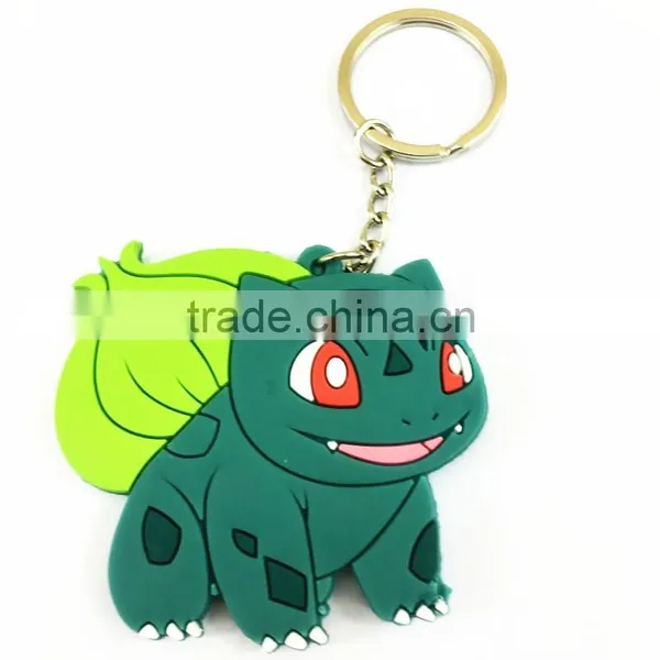 Customized Rubber Key Chain Cartoon Fancy PVC 2d Key Ring photo-4