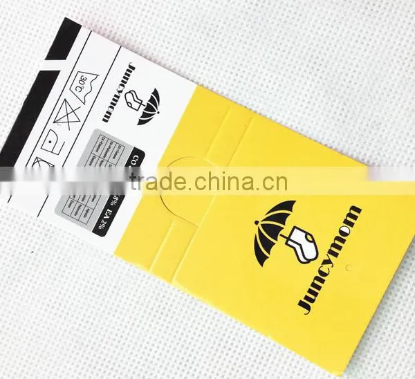 Customerized Hangtag Paper Tag Printing Sock Header Card photo-5