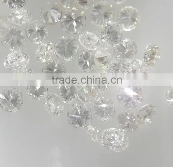 Natural Loose Brilliant Cut Diamond 2.5-2.7mm 1ct Lot SI Clarity F Color