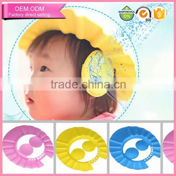 Infant Baby Kids Eco Friendly EVA Waterproof Ear Shower Cap photo-2