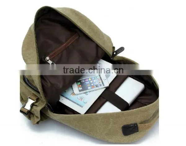 2015 Design Canvas Backpack Fashion School Bags photo-5