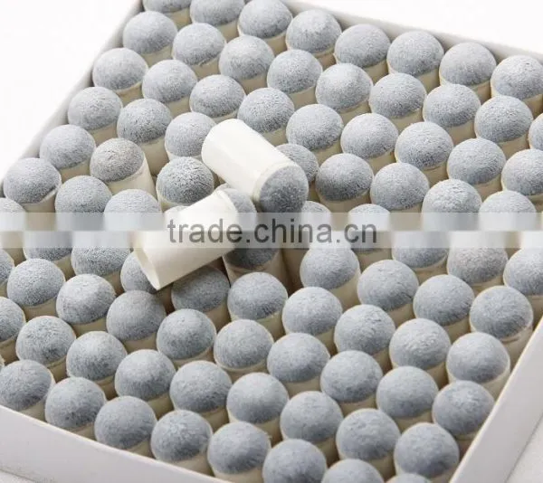 Wholesale 100 Pcs Push on Snooker Billiard Pool Cue Tips 10mm photo-2
