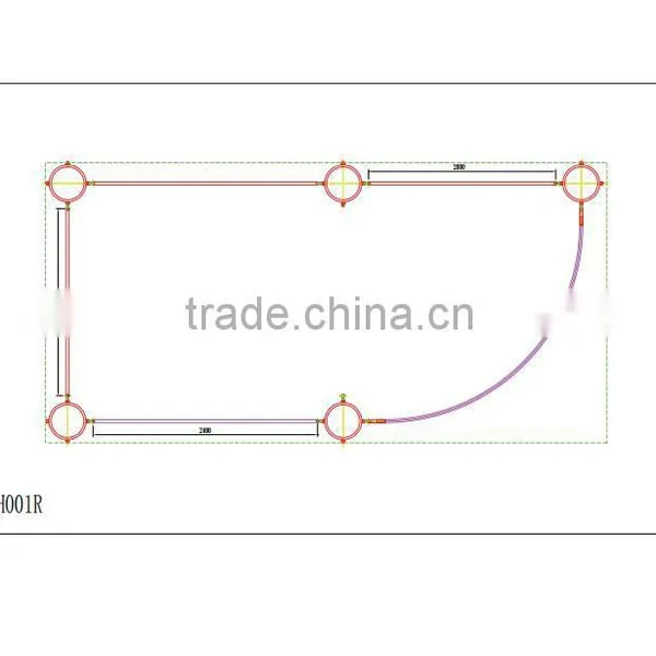 2016 10x20ft Portable Exhibition Magic Booth 3x6m photo-3