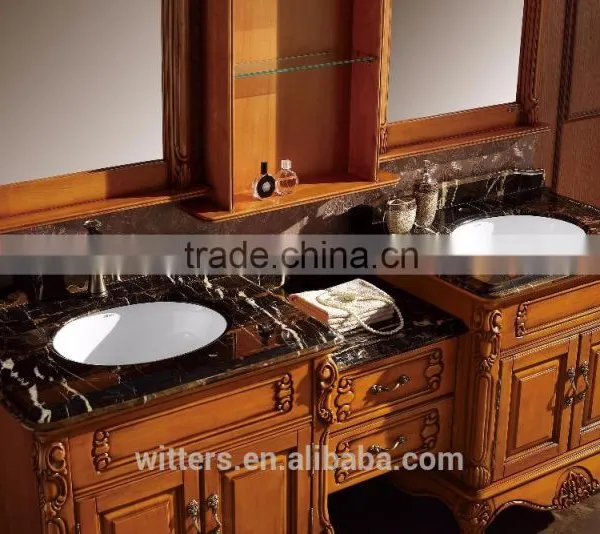 Classic Big Bathroom Vanity Cabinet for Big Bathroom WTS1610 photo-5