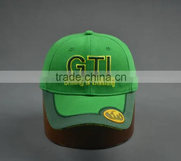 Custom 100% Cotton Racing Baseball Cap With Embroidery Logo photo-2