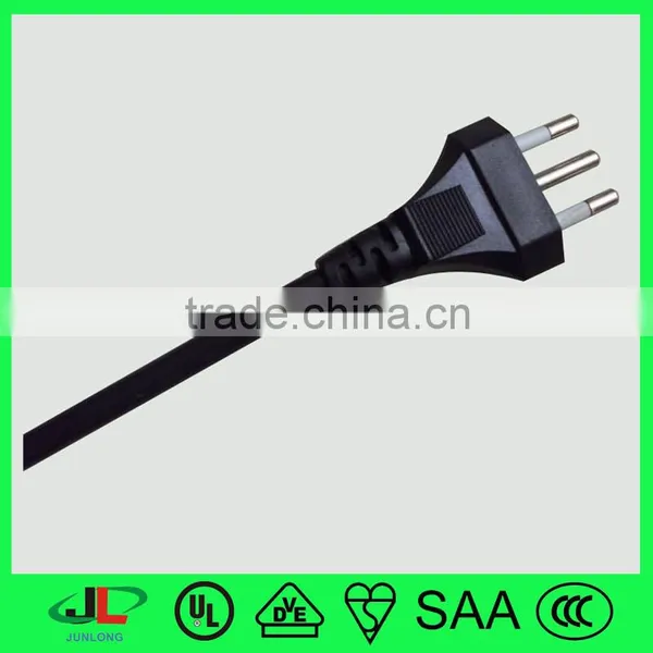 Italy Standard Approval Power Supply Cable/italy Male to Female Plug/Italy 3 Pin Power Plug Extension Cord photo-6
