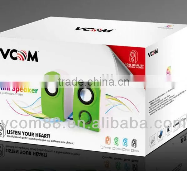 USB Mini Stereo Speaker, Mini Speaker for Notebooks/pc/mac/mp4/mp3/PDA photo-2