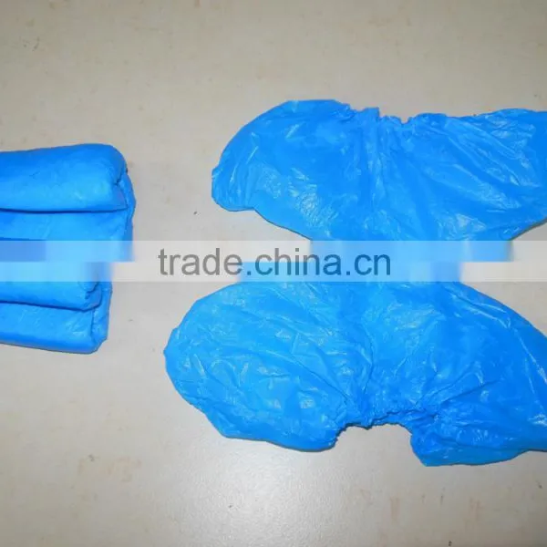 Blue Plastic Disposable Shoes Cover photo-2