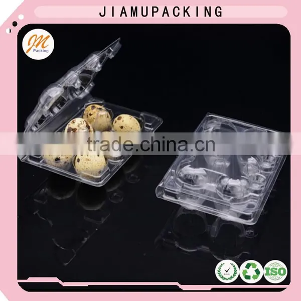 PVC 6 Hole Plastic Clear Disposable Quail Egg Tray for Sale photo-6