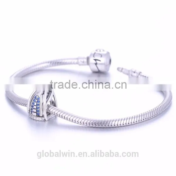 Tourist Season 2016 Unique Building Dubai Burj AI Arab Charm Design Crystal Wholesale Trading Charm X386 photo-5
