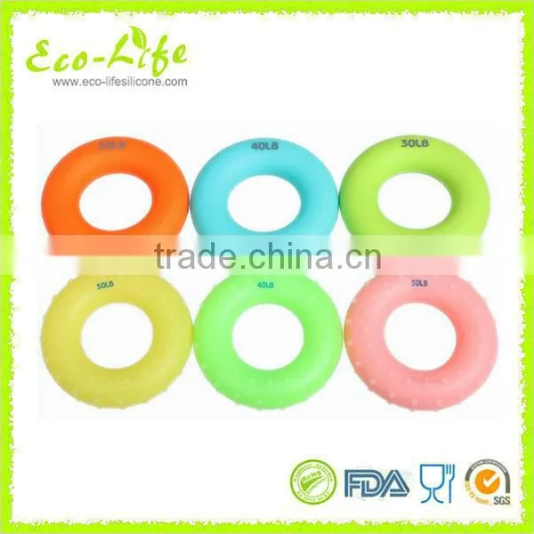 High Quality 8.8cm 30/40/50LB Silicone Hand Grip, Strength Exercises Ring photo-5