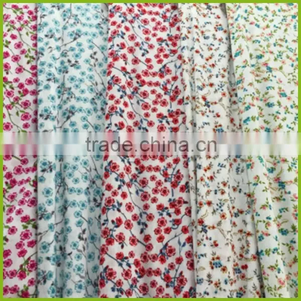 SUPER 100% Rayon Fabric Very Soft Flower Design Printed Rayon Fabric for Dress Garment photo-2