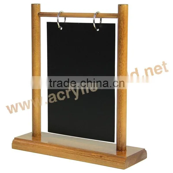 Wooden Clipboard Menu Holders/wooden Menu Holder With Chalkboard/chalkboard Menu Board photo-2