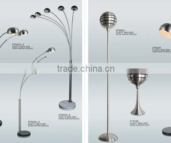 Arm Adjustable Wooden Metal Table And Floor Lamp Set photo-6