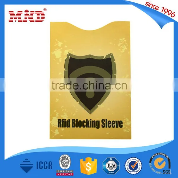 MDBS52 Custom Printed RFID Blocking Credit Card Envelopes / RFID Card Sleeve photo-6