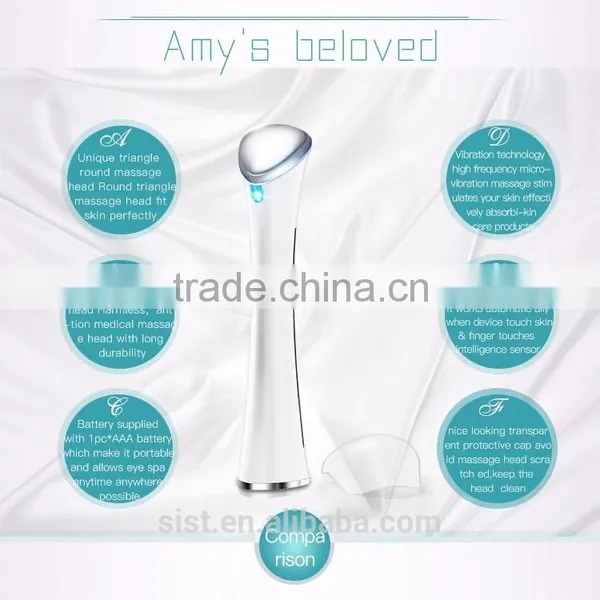 Cheap Battery Operated Under Eye Dark Circle Removal Tool Vibration Eye Massager Pen photo-6