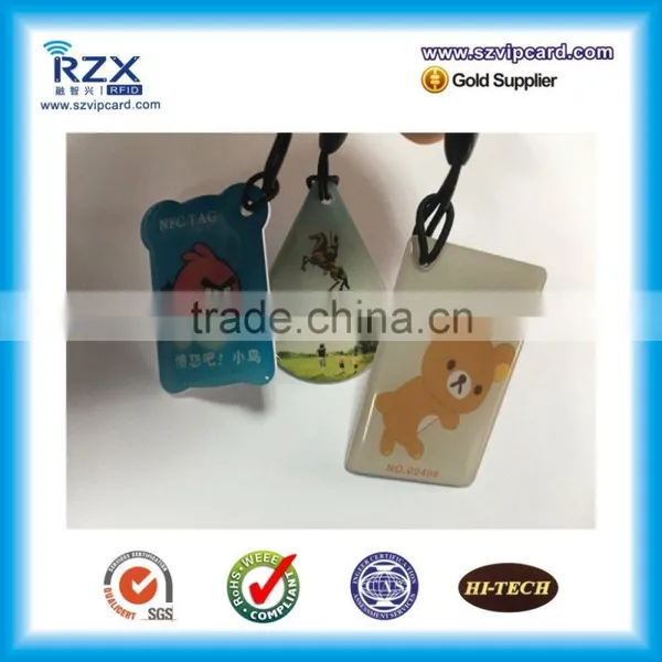 Free Design 13.56Khz/125Khz Small Passive Rfid Epoxy Tag photo-3