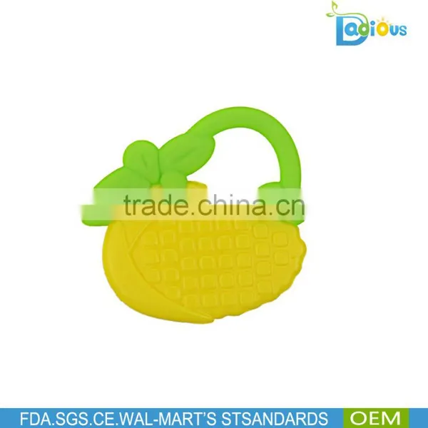 High Quality 100% Food Grade Silicone Baby Teether Corn Teether photo-3