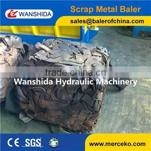 China Wanshida Hydraulic Metal Baler Press for Scrap Metal Recycling photo-3