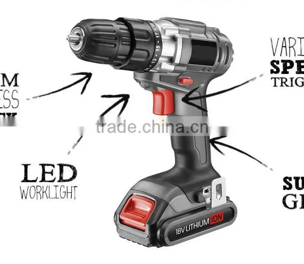 18V LI-ION CORDLESS DRILL DRIVER photo-2