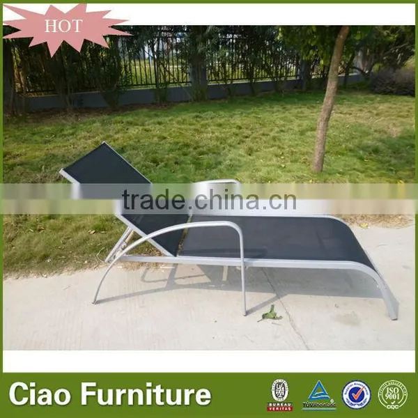 High Quality Hotel Furniture Adjustable Plastic Beach Sun Lounger photo-6
