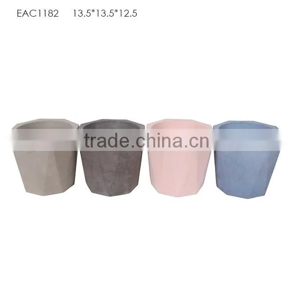 Balcony Pot Simple Style Concrete Plant Pot and Flower Pot photo-5