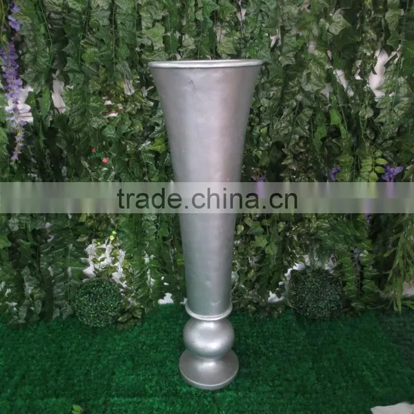Fiberglass tall vase decor