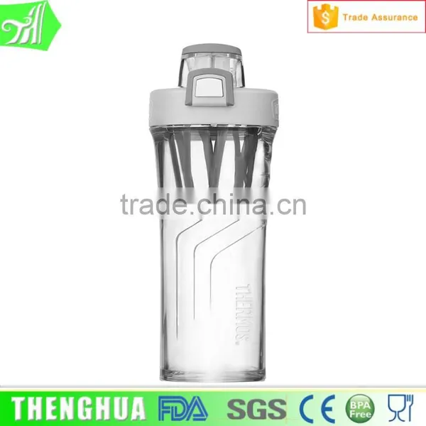 New Design Tritan Water Bottle Plastic Milk Shake Bottle Shaker photo-4