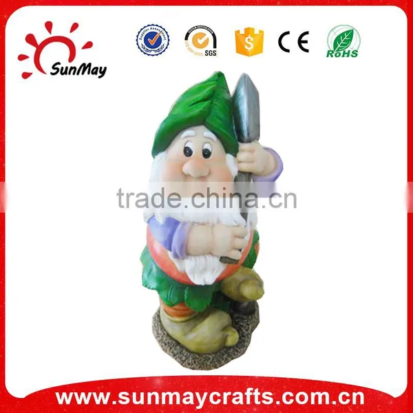 Polyresin Garden Gnome With Glass Cylinder photo-4