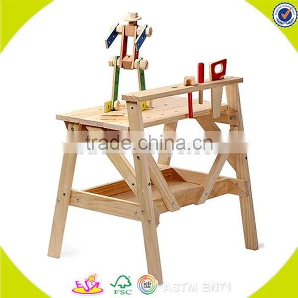Wholesale Educational Kids Wooden Assemble Tools Box Toy Brain Training Children Wooden Assemble Tools Box Toy W03D018 photo-4