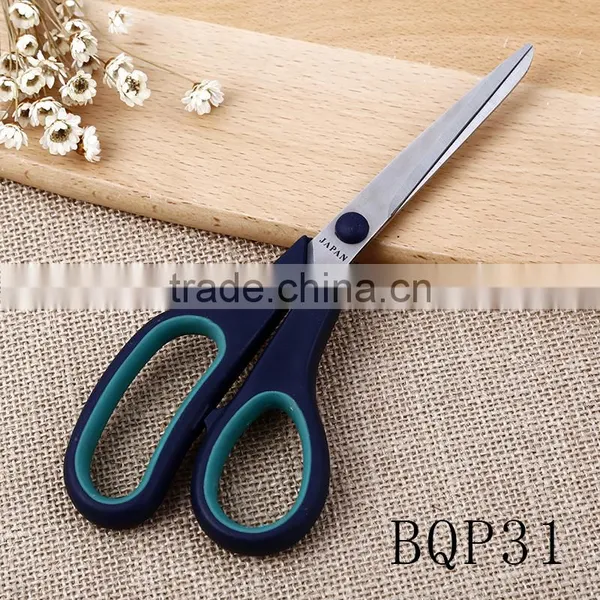 Newest Fashional Colorful Style Students Office Stainless Steel Blade Rubber and Plastic Scissors photo-4