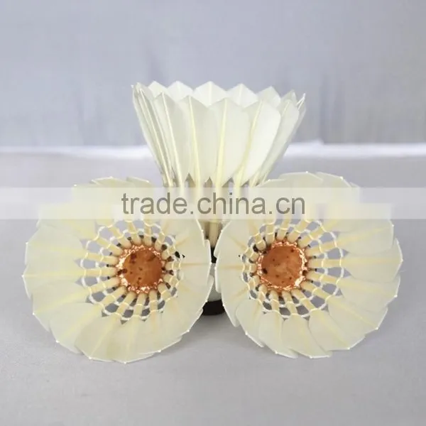Durable Goose Feather Shuttlecock for Badminton, Indoor Sports for Tournament