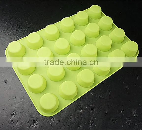 10112 24pcs CUPS Shape Silicone Cake Mold photo-5