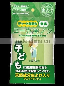 High Quality Insect Repellent Wet Tissue With Hot-selling Made in Japan