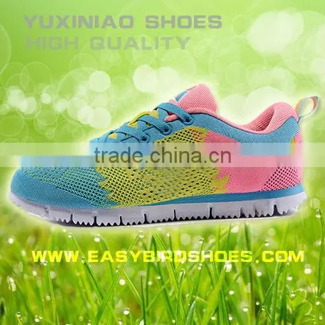 High Quality Men Sport Running Shoes Sneakers Brand, Male Fly Fabric Sport Shoe Running Made in Jinjiang photo-3
