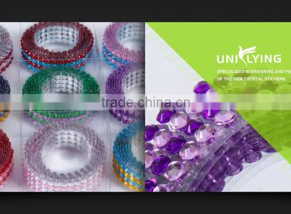 Factory Sale Beautiful Cyrstal Gem Sticker Sheets photo-2