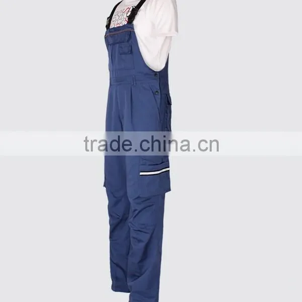 Juqian 2016 Quality Work Garments Classic Breathable Detachable Cargo Durable Blue Overall Work Pant photo-5