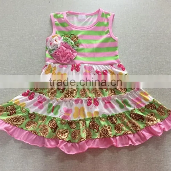 Popular Design Children Summer Dress Frocked Designs Baby Girls Dress Children's Girls Fancy Dress