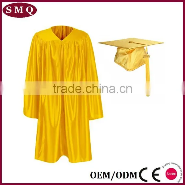 Hot Style Design Black Graduation Gown Dress Of Latest Graduation Gown photo-2