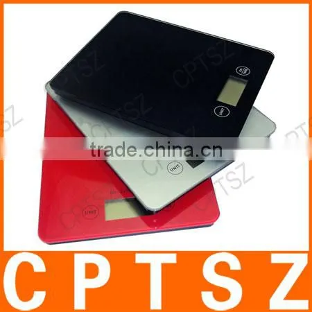 Touch Screen High Precision 5kg/1g Food Digital Kitchen Scale/Timing Tray Coffee Balance photo-5